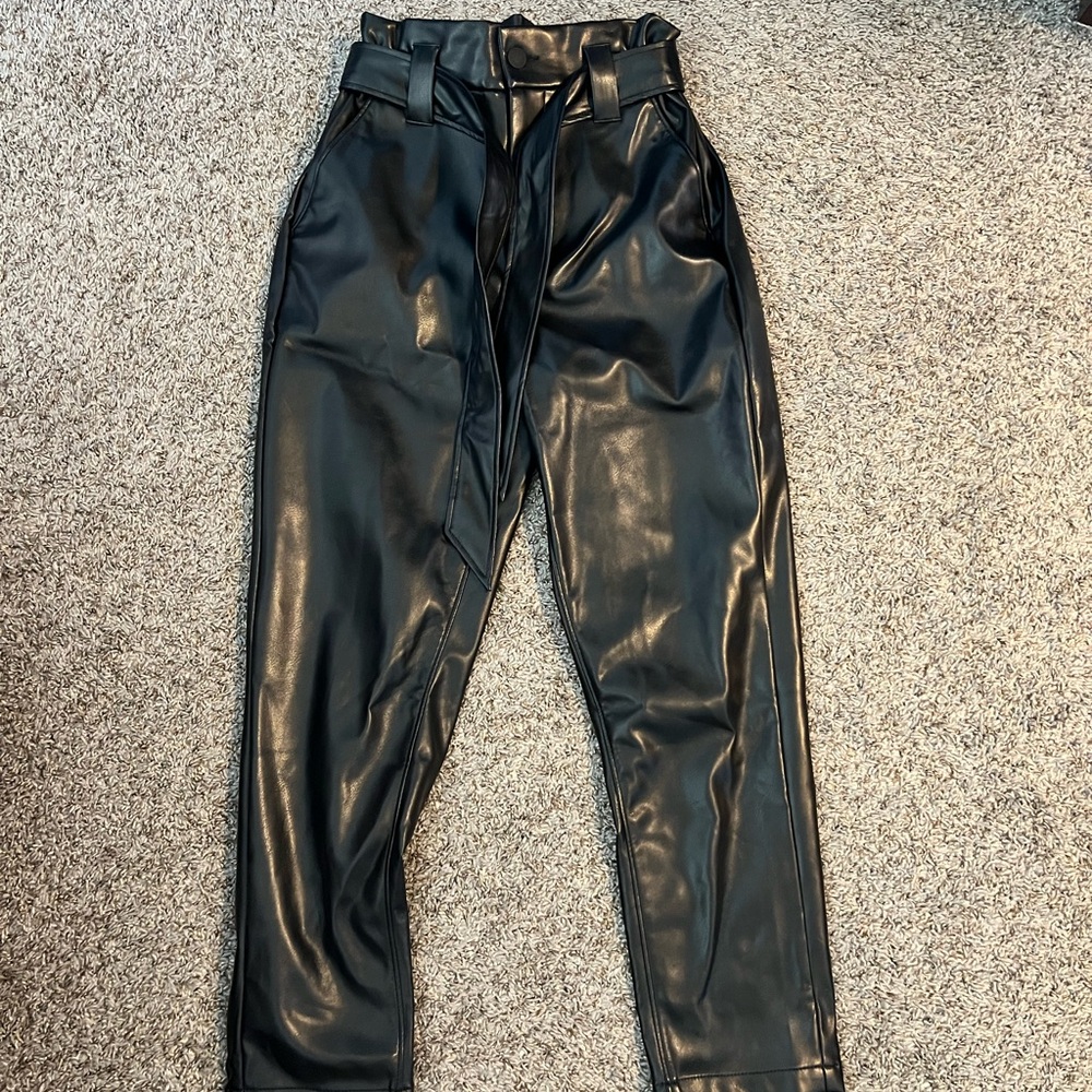Leather trousers
